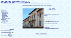 Desktop Screenshot of colegiuleconomic.rdsbz.ro