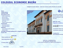 Tablet Screenshot of colegiuleconomic.rdsbz.ro